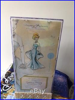 Disney Store Designer Princess Doll Cinderella MIB Limited Edition 8000 COA