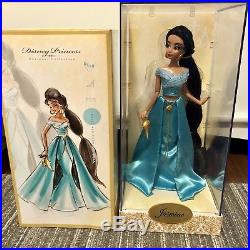 Disney Store Designer Princess JASMINE Doll Limited Edition New
