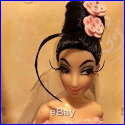 Disney Store Designer Princess MULAN Doll Limited Edition New