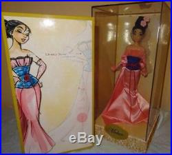 Disney Store Designer Princess Mulan Limited Edition Doll