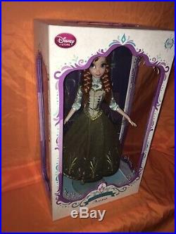 Disney Store Doll Princess Anna Regal 17 Summer 2015 Limited Edition 5000 Green
