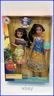 Disney Store Elena of Avalor Singing Doll Set of 2-Elena, Isabel & Jaquin Figure
