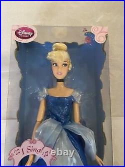 Disney Store Exclusive Cinderella 17 Singing Doll Rare New Nib