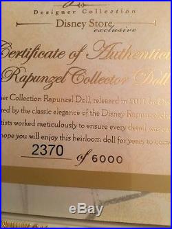 Disney Store Exclusive Le Princess Designer Collection Rapunzel Doll 2370/6000