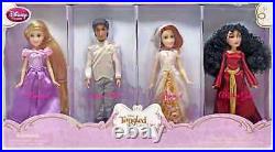 Disney Store Exclusive Tangled Ever After Mini Princess 4 Doll Set Rapunzel NEW