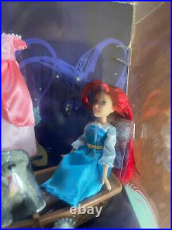 Disney Store Exclusive The Little Mermaid Ariel Mini Princess Doll Playset RARE