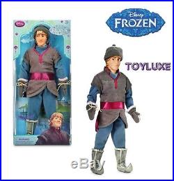Disney Store Frozen 12 Classic ELSA ANNA KRISTOFF HANS 4 Doll Bundle Play Set