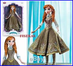 Disney Store Frozen Anna Limited Edition 5000 Collector 17 Doll NEW