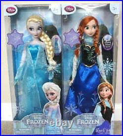 Disney Store Frozen Deluxe Elsa And Anna 16 Singing Doll BNIB- 2014 Edition