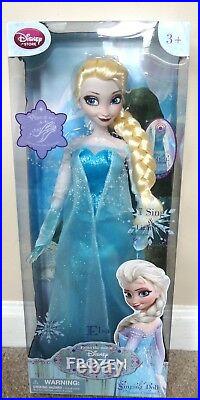 Disney Store Frozen Deluxe Elsa And Anna 16 Singing Doll BNIB- 2014 Edition
