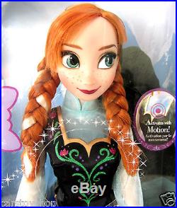 Disney Store Frozen Elsa Anna Singing Doll Toy Princess Musical Sings Lights Up