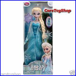 Disney Store Frozen Elsa Anna Singing Doll Toy Princess Musical Sings Lights Up