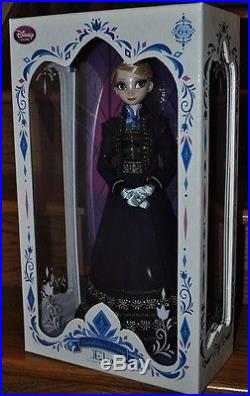 Disney Store Frozen Elsa Limited Edition 5000 Collector 17 Doll Purple NEW