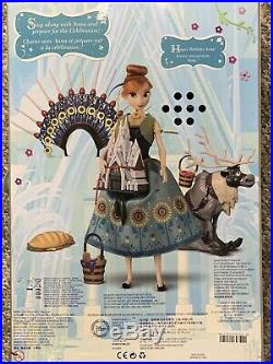 Disney Store Frozen Fever Princess Anna Deluxe Singing Doll NIB