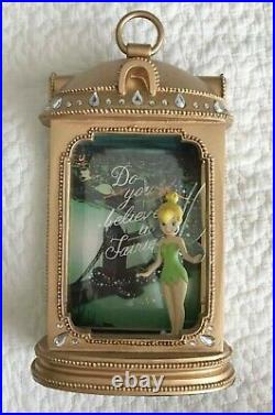 Disney Store Japan Tinkerbell Figure doll Photo Frame stand Rare Peter Pan F/S