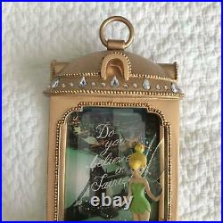 Disney Store Japan Tinkerbell Figure doll Photo Frame stand Rare Peter Pan F/S