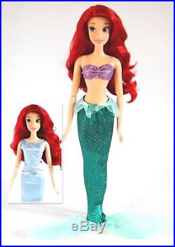 Disney Store Large Little Mermaid Ariel Singing Doll Blue Dress Limited Ed 17