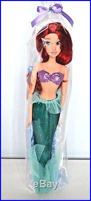 Disney Store Large Little Mermaid Ariel Singing Doll Blue Dress Limited Ed 17