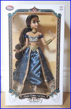 Disney Store Limited Edition 17 Doll New Aladdin Princess Jasmine Teal