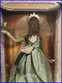 Disney Store Limited Edition 17 inch doll Princess and the Frog Tiana NEW