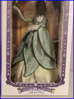 Disney Store Limited Edition 17 inch doll Princess and the Frog Tiana NEW