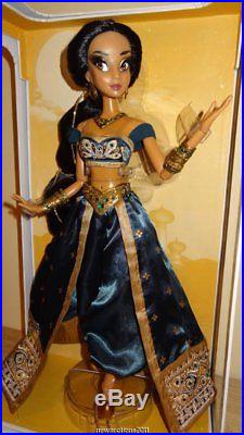 Disney Store Limited Edition Princess Jasmine Doll Aladdin 17'' # 3937