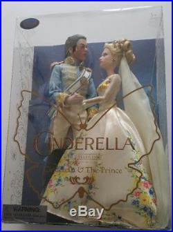 Disney Store Live Action Movie Cinderella and The Prince Wedding 11 Doll Set