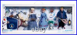 Disney Store Olaf's Frozen Adventure Singing Doll Deluxe Gift Set Anna Elsa New