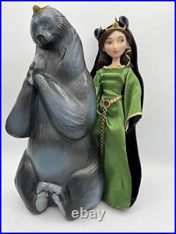 Disney Store Pixar Brave Queen Elinor And Bear Set