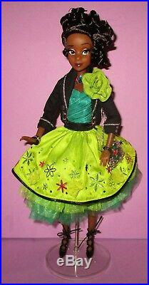 Disney Store Premiere Series Collection Tiana Doll LE Designer Frog Princess