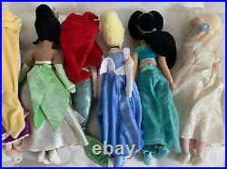 Disney Store Princess 20 Plush Doll Bundle Soft Toy