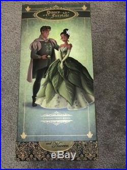 Disney Store Princess And The Frog Tiana Naveen Limited Edition Designer Doll