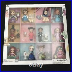 Disney Store Princess Animators Collection Deluxe Set 12 Dolls Figurines Gift
