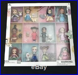 Disney Store Princess Animators Collection Deluxe Set 12 Dolls Figurines Gift