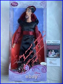 Disney Store Princess Collection ALADDIN JONATHAN FREEMAN SIGNED JAFAR DOLL JSA