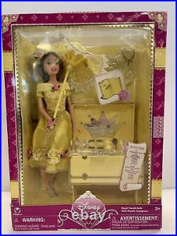 Disney Store Princess Royal Travels Belle Doll with Trunk/Vanity NEW SEALED