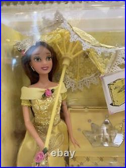 Disney Store Princess Royal Travels Belle Doll with Trunk/Vanity NEW SEALED
