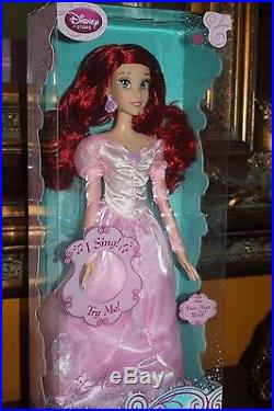 Disney Store Princess Singing Doll 17 Ariel part of your world Sealed NEW
