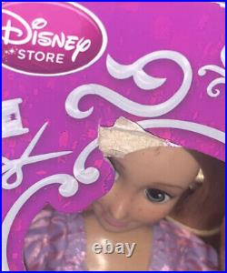 Disney Store Rapunzel Singing 11 Doll Deluxe Set Guitar Tangled Princess