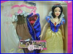 Disney Store Snow White Princess Wardrobe Doll Outfits New