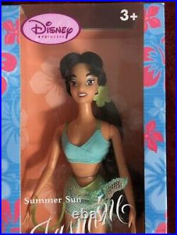 Disney Store Summer Sun Jasmine & RARE Little Mermaid Fun in The Sun Ariel Doll