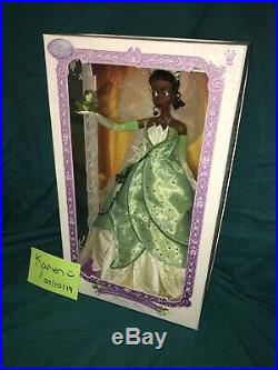 Disney Store TIANA Doll 17 Limited Edition 5000 PRINCESS AND THE FROG LE NEW