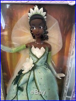 Disney Store TIANA Limited Edition 5000 The PRINCESS AND THE FROG Doll 17 LE