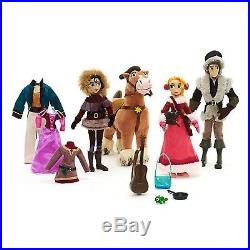 Disney Store Tangled Deluxe 11 Doll Set Rapunzel Cassandra Flynn Fidella Horse