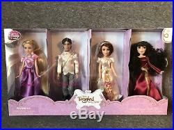 Disney Tangled Mini Princess Doll Set Rapunzel Flynn Mother Gothel RARE NEW NIB