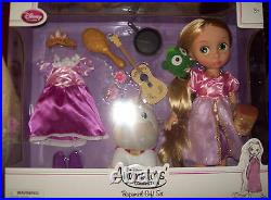 Disney Tangled Rapunzel Deluxe Animator Doll Set NIB