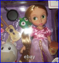 Disney Tangled Rapunzel Deluxe Animator Doll Set NIB