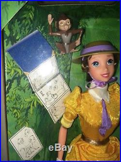 Disney Tarzan Classic 8 Jane Doll & Little Monkey Of The Jungle Mattel
