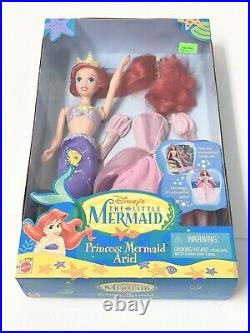 Disney The Little Mermaid Princess Mermaid Ariel Doll by Mattel (1997) NIB