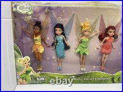 Disney Tinkerbell & The Great Fairy Rescue Doll Set Of 6 Jakks Pacific 2010 RARE